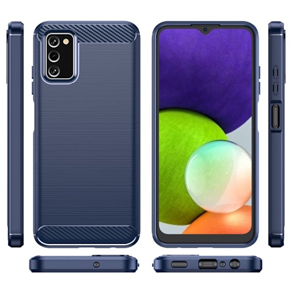 Carbon Flex Samsung Galaxy A03s skal - Blå Blå