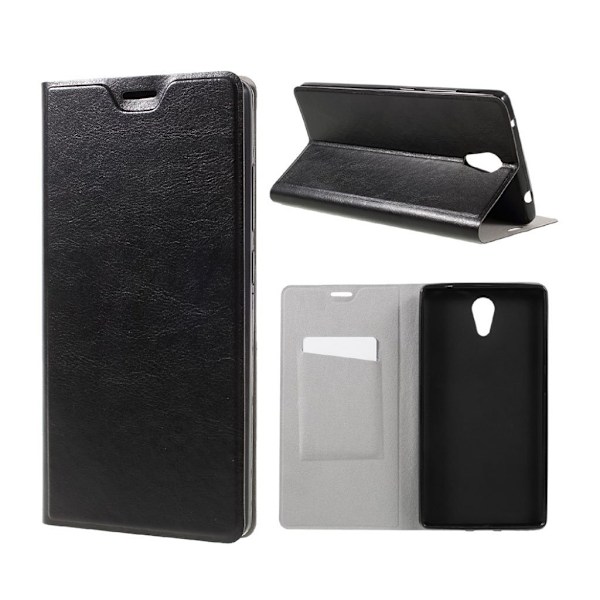 Lenovo Phab 2 holdbart og stilfuldt læder-etui - Sort Black