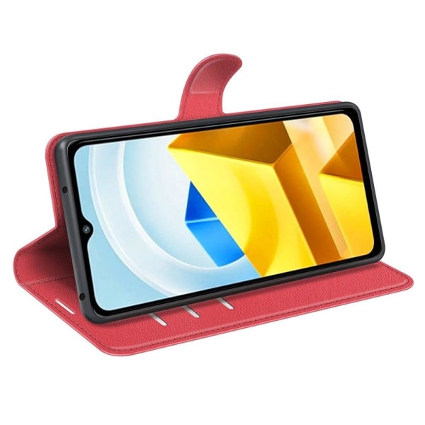 Classic Xiaomi Poco M5 Läppäkotelo - Punainen Red