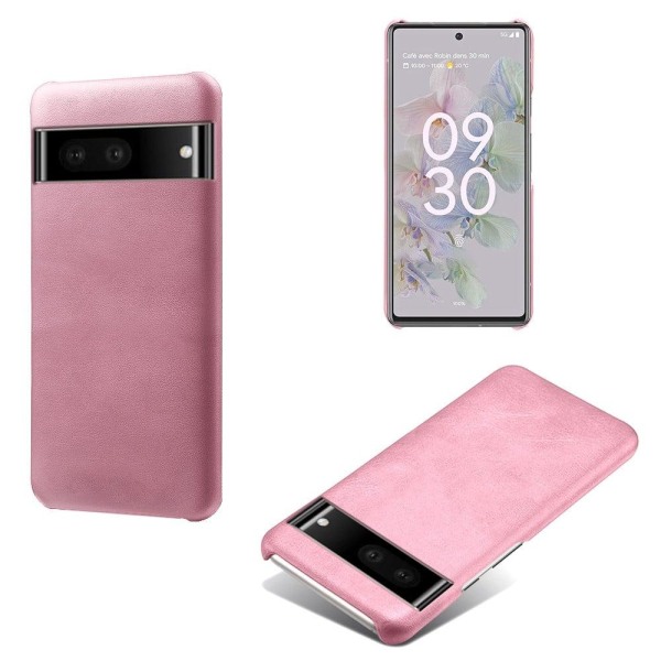 Croco Google Pixel 6a kotelot - Ruusukulta Pink