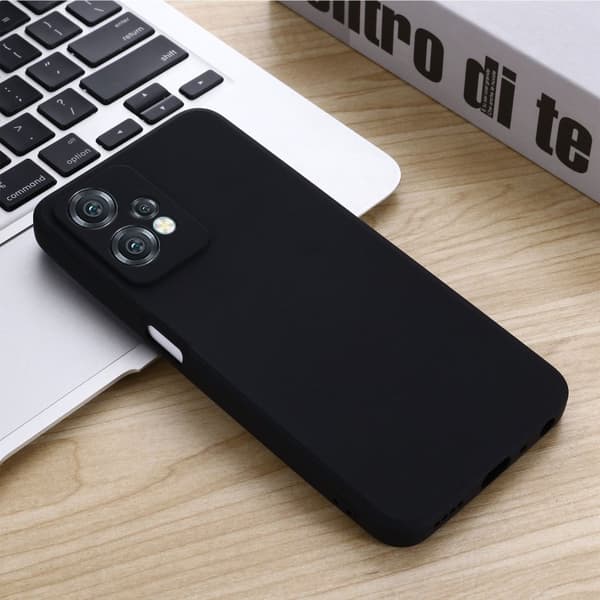 Matte Liquid OnePlus Nord CE 2 Lite 5G silikone cover - Sort Black
