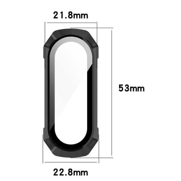 Xiaomi Mi Band 7:n suojus karkaistulla lasilla - Sakura Vaaleanpunainen Pink