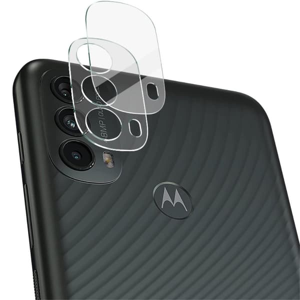 IMAK Motorola Moto E40 / E30 kameralinsskydd av härdat glas Transparent