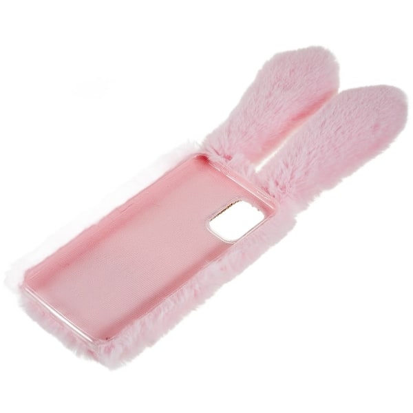 Fluffy Rabbit Nokia G21 Cover - Pink Pink