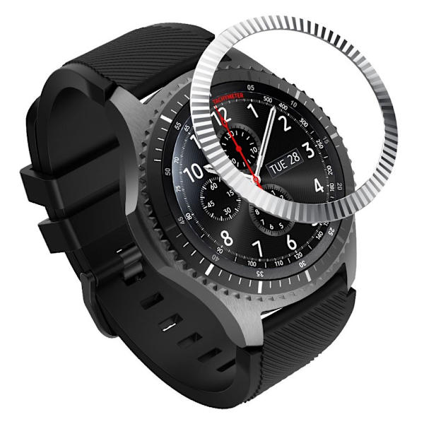 Samsung Gear S3 Frontier klockram i tyg - Silver Silvergrå