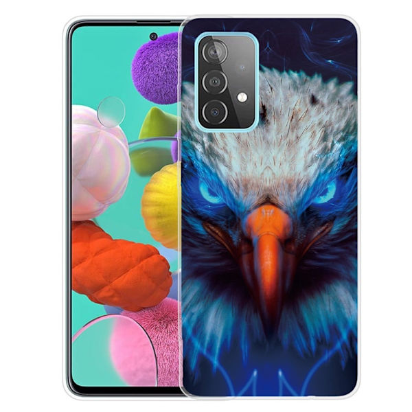 Deco Samsung Galaxy A73 Etui - Falcon Blue