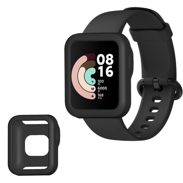 Xiaomi Mi Watch Lite / Redmi Watch silikone cover - Sort Black