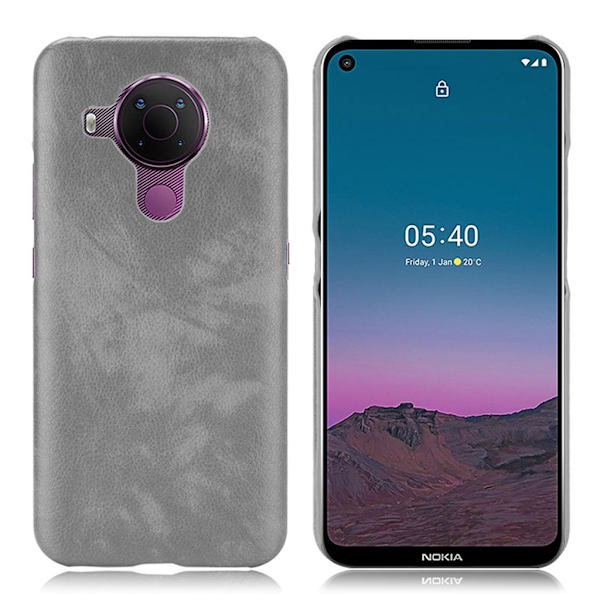Prestige Etui Nokia 5.4 - Grå Silver grey