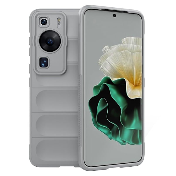 Mjukt greppformat Huawei P60 skal - Silver/Grå Silvergrå