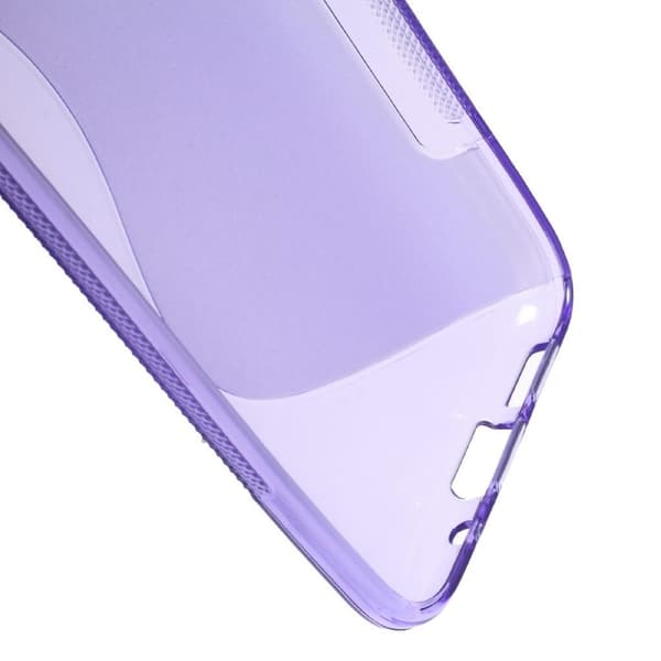 Lagerlöf elastisk bakdeksel for HTC 10 - Lilla Purple