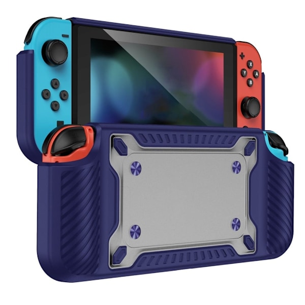 Nintendo Switch OLED enkelt deksel - Safir Blue