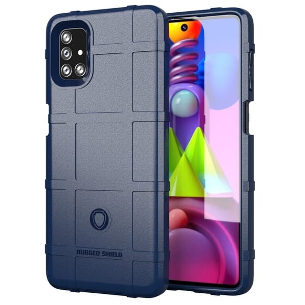 Rugged Shield Etui Samsung Galaxy M51 - Blå Blue