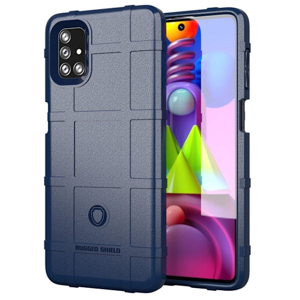 Rugged Shield Samsung Galaxy M51 skal - Blå Blå