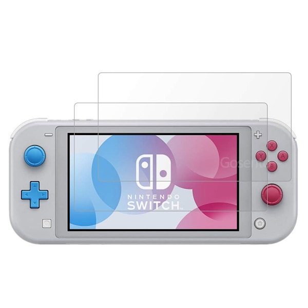 2Pcs Nintendo Switch Lite arc edge tempered glass screen protector Transparent