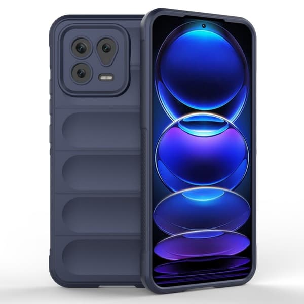 Blødt grebsformet cover til Xiaomi 13 - Blå Blue