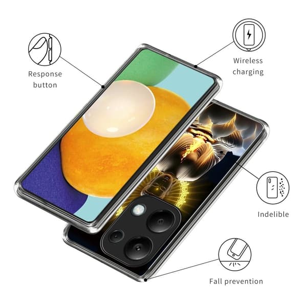 Vibe Xiaomi Redmi Note 13 Pro 4G / Xiaomi Poco M6 Pro skal - Stil M Guld