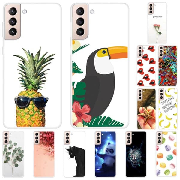 Deco Samsung Galaxy S22 Plus deksel - Sakura Red