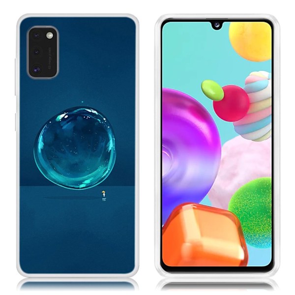 Deco Samsung Galaxy A41 Etui - Vann Drop Blue