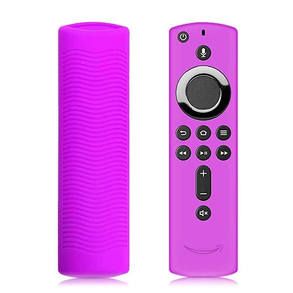 Amazon Fire TV Stick 4K (3.) / 4K (2.) simpelt silikonecover - Lilla Purple