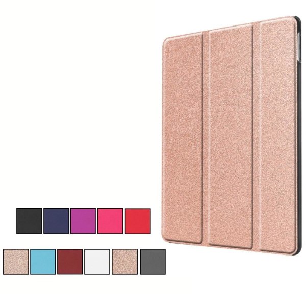 iPad 10.2 (2021) / (2020) / (2019) Tri-fold Stand Cover Vegansk Pink