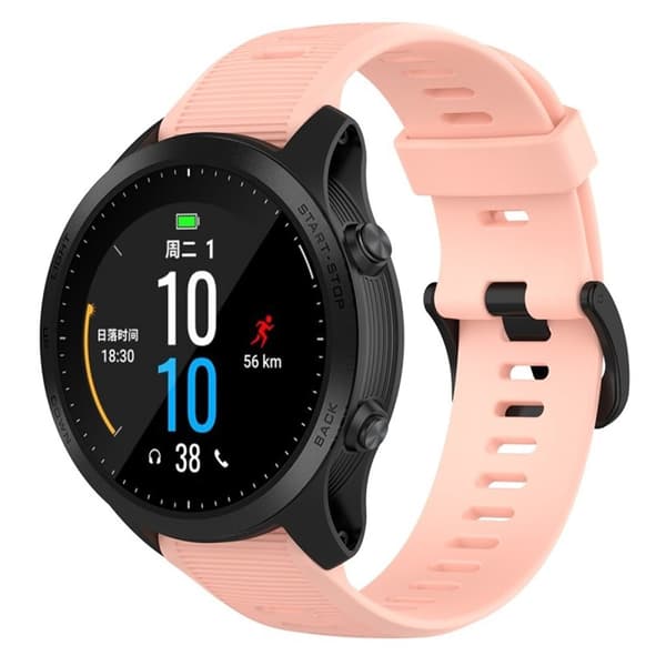 Garmin Forerunner 945 / 935 / Fenix 5 klockarmband i silikon - Rosa Rosa
