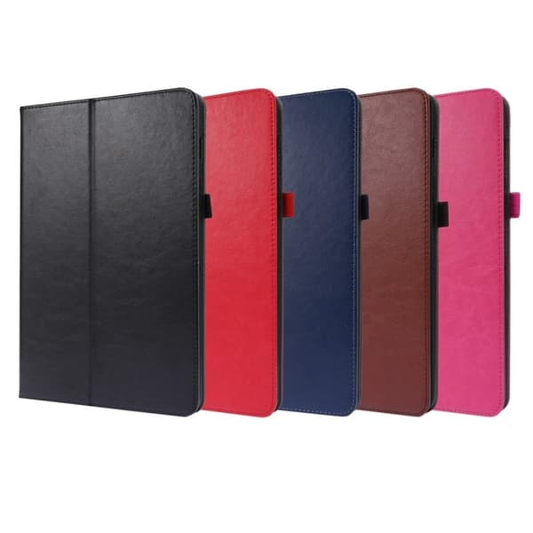 Crazy Horse Samsung Galaxy Tab S7 læder flip etui - sort Black