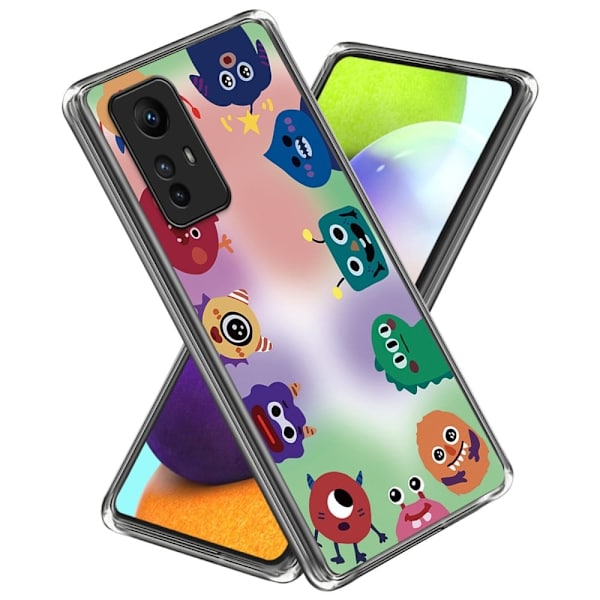 Deco Xiaomi Redmi Note 12S skal - Monster multifärg