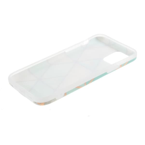 Marble iPhone 12 Pro Max Etui - Grønn / Hvit Green