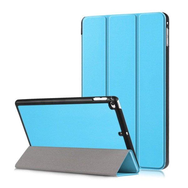 iPad Mini (2019) tre-fold læder etui - Babyblå Blue