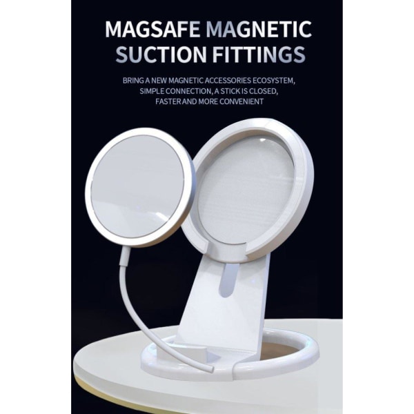 MagSafe Charger desktop mount - White Vit