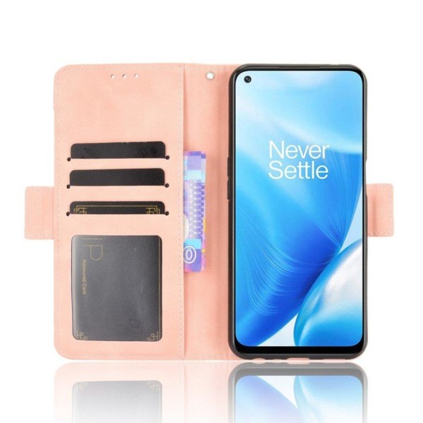 Moderni Nahkalaukku For OnePlus Nord N200 5G - Pinkki Pink