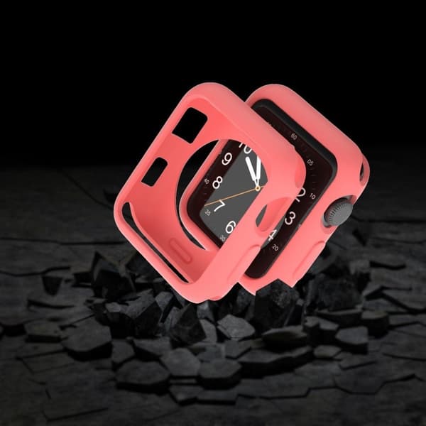 Apple Watch Series 3/2/1 38mm robust case - Coral Orange