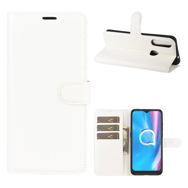 Classic Alcatel 1S (2020) flip kuoret - Valkoinen White