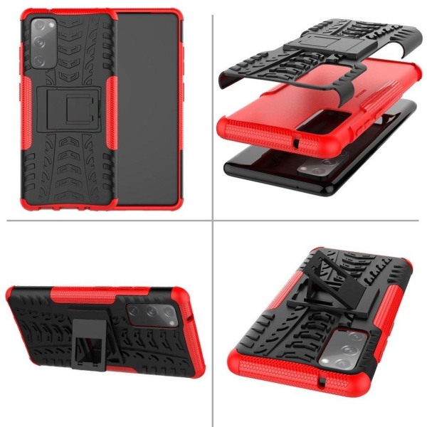 Offroad Etui Samsung Galaxy S20 Fe 5g / S20 Fe - Rød Red