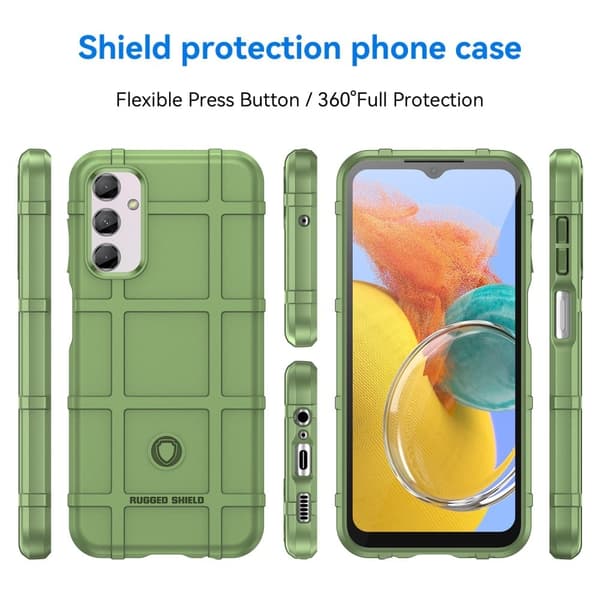 Rugged Shield Etui Samsung Galaxy M14 - Blå Blue