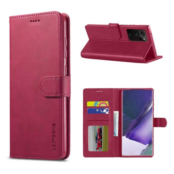 LC.Imeeke Samsung Galaxy Note 20 Ultra Flip Etui - Rød Red