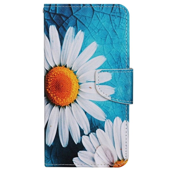 Wonderland iPhone 14 Pro Läppäkotelo - Large Chrysanthemum Multicolor