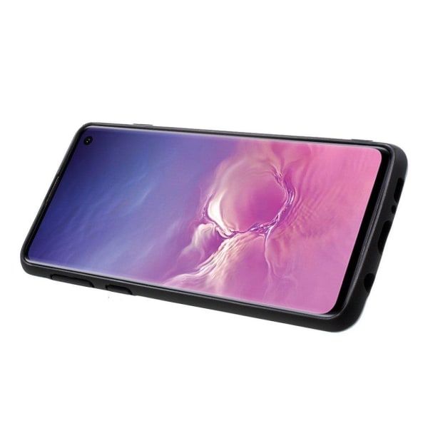 Samsung Galaxy S10 Präglat mönster hybridfodral - Mönster G multifärg