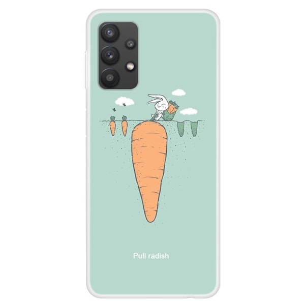Deco Samsung Galaxy A32 skal - Rädisa Och Kanin Grön