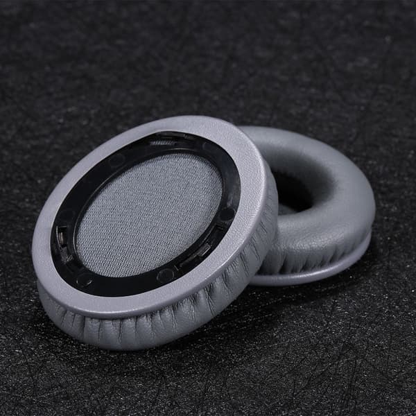 Monster Beats Solo Lær Memory Foam Ørepute - Grå Silver grey