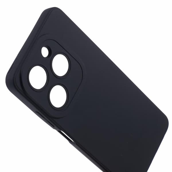 Pehmeä ja mattapintainen kuori Infinix Smart 8 Black