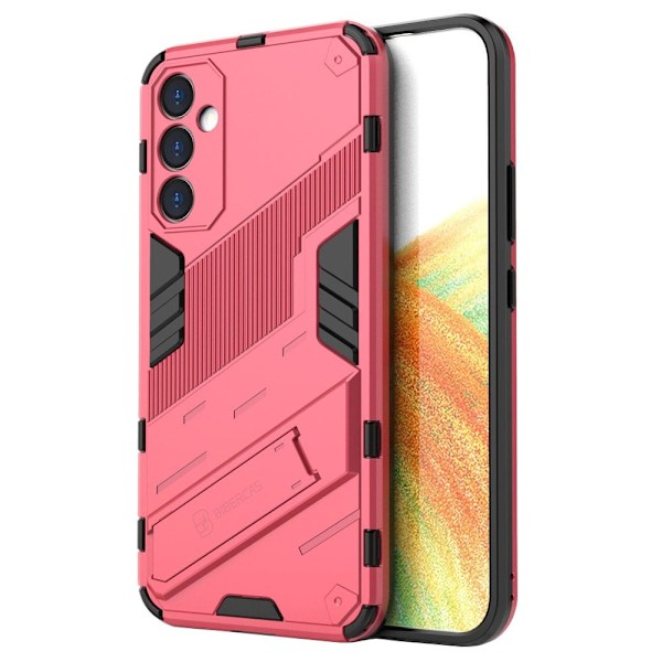 Shockproof Hybrid Skal med A Modern Touch till Samsung Galaxy A34 5G - Rose Rosa