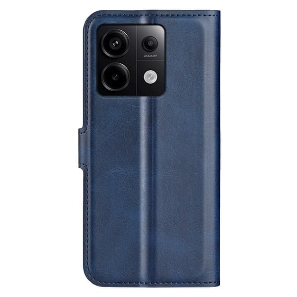 Læderetui med Pung til Xiaomi Redmi Note 13 Pro 5G  - Blå Blue