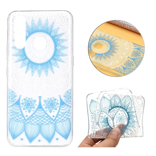 Deco Huawei P40 Lite E kuoret - Sininen Mandala Blue