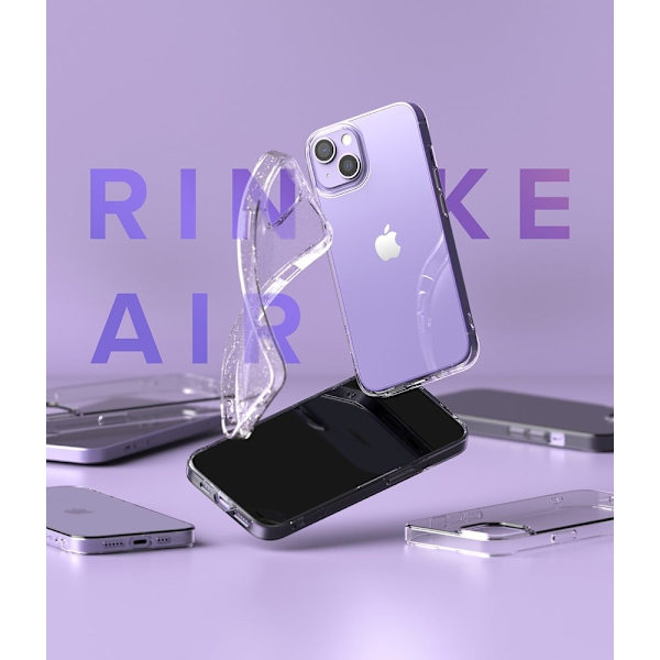 RINGKE AIR - iPhone 13 - Røg Sort Black