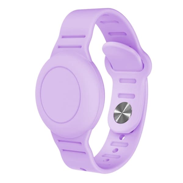 AirTags silikonarmbånd - Lyselilla Purple