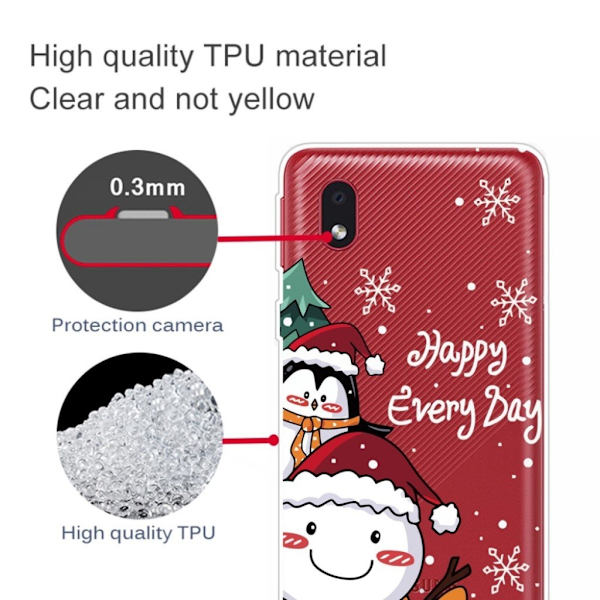Samsung Galaxy A01 Core Case til jul - Glad Hverdag Transparent