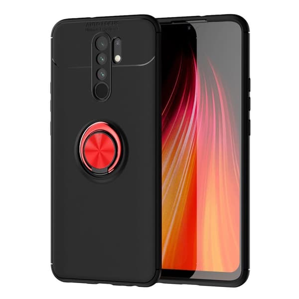 Ringo Etui Xiaomi Redmi 9 - Svart / Rød Black