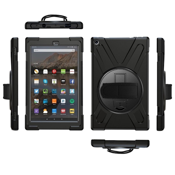 Amazon Fire HD 10 X-Formet kombo etui - Sort Black