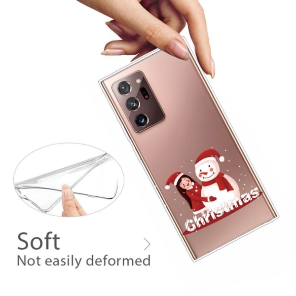 Christmas Samsung Galaxy Note 20 Ultra fodral - flicka and snögu Röd